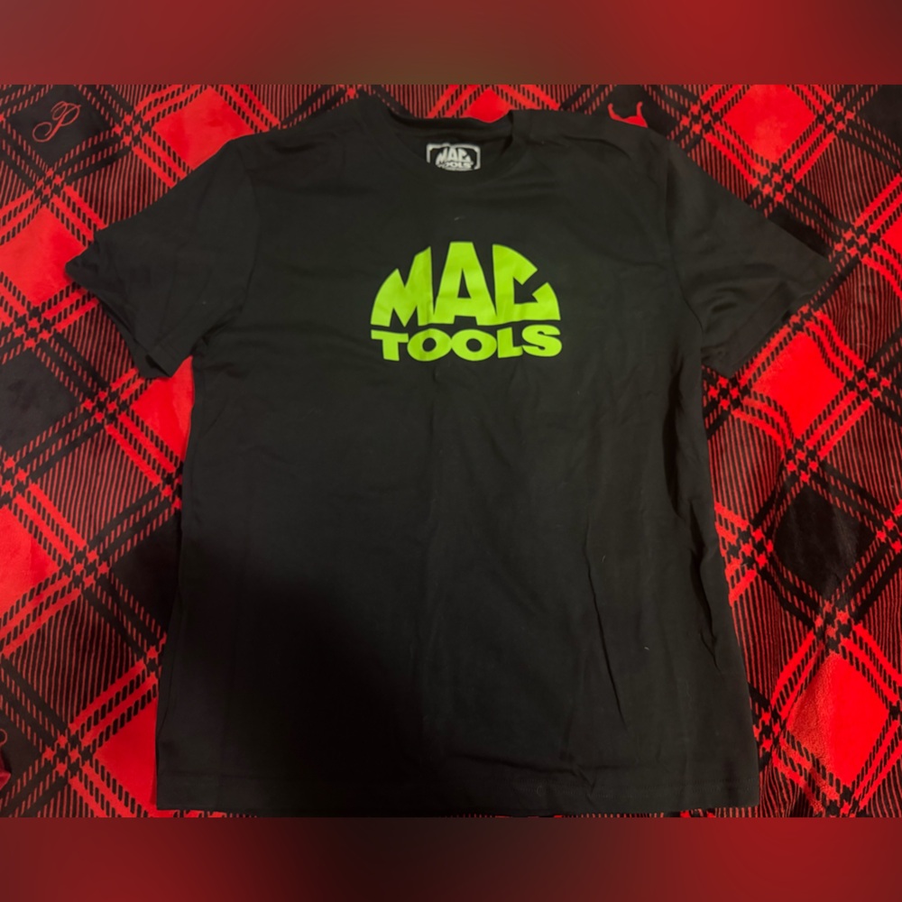 Black T-Shirt with Green Logo